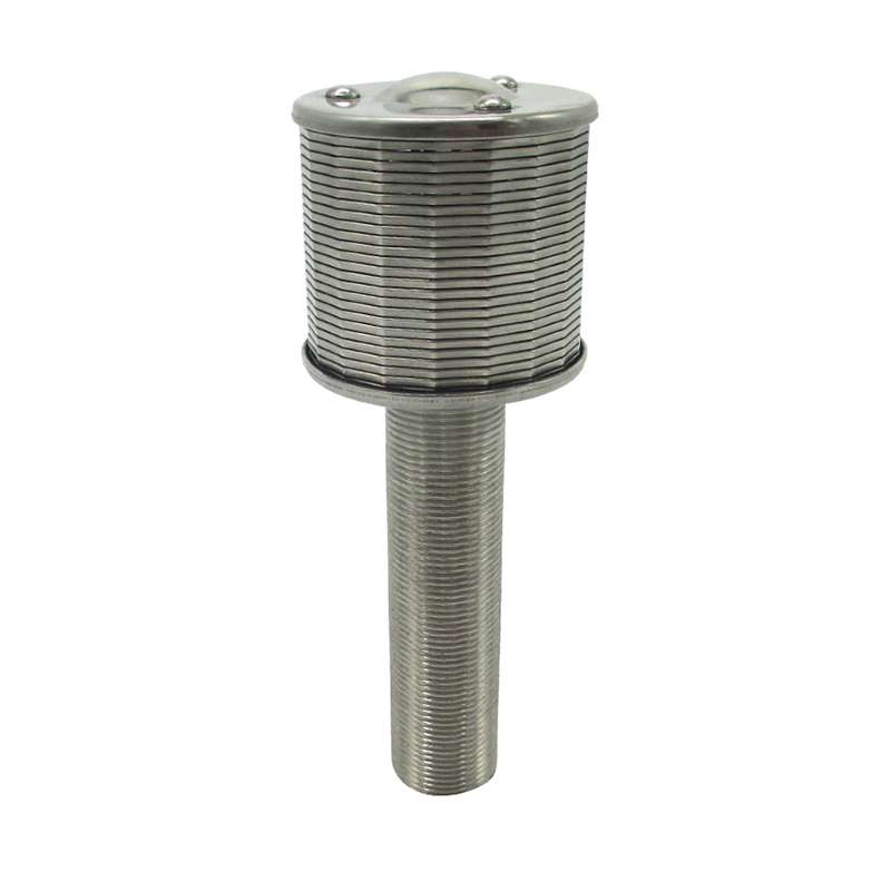 single Stainless Steel Wedge Wire Filter Nozzle