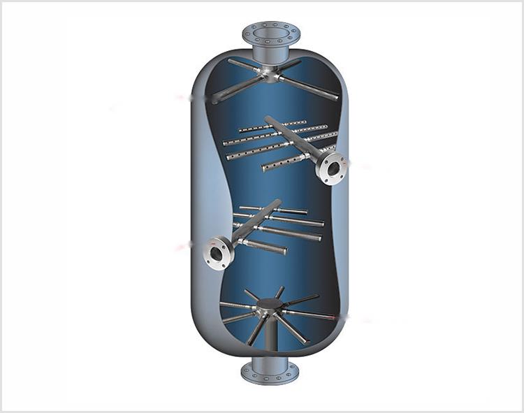 Wedge wire Hub and Lateral Distributors for water treatment system