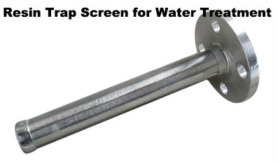 Resin Trap Screen for Water Treatment
